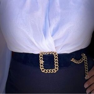 YSL Chain- Embellished Waist belt